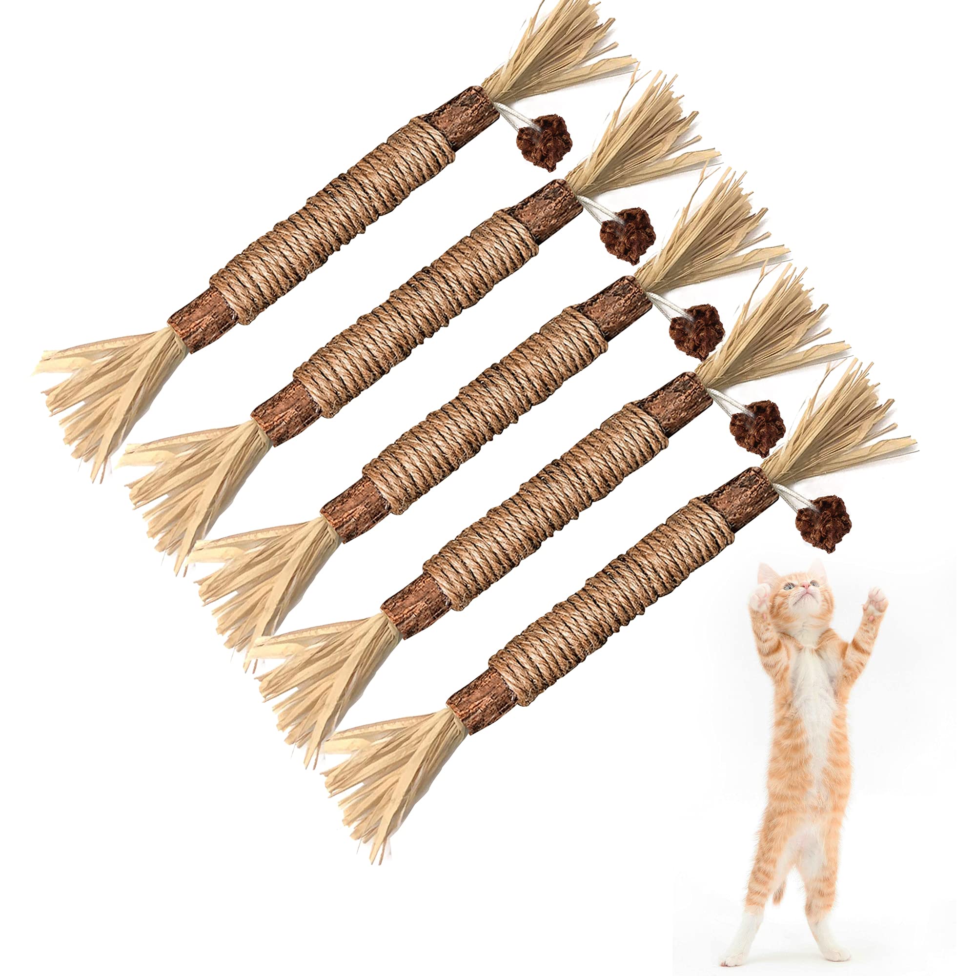 Bastões de Silvervine para Gatos — Higiene Dental e Saúde